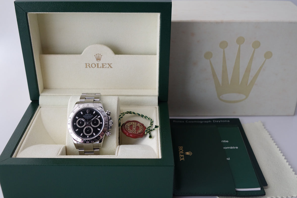 Rolex Daytona Cosmograph 116520 black chapter ring