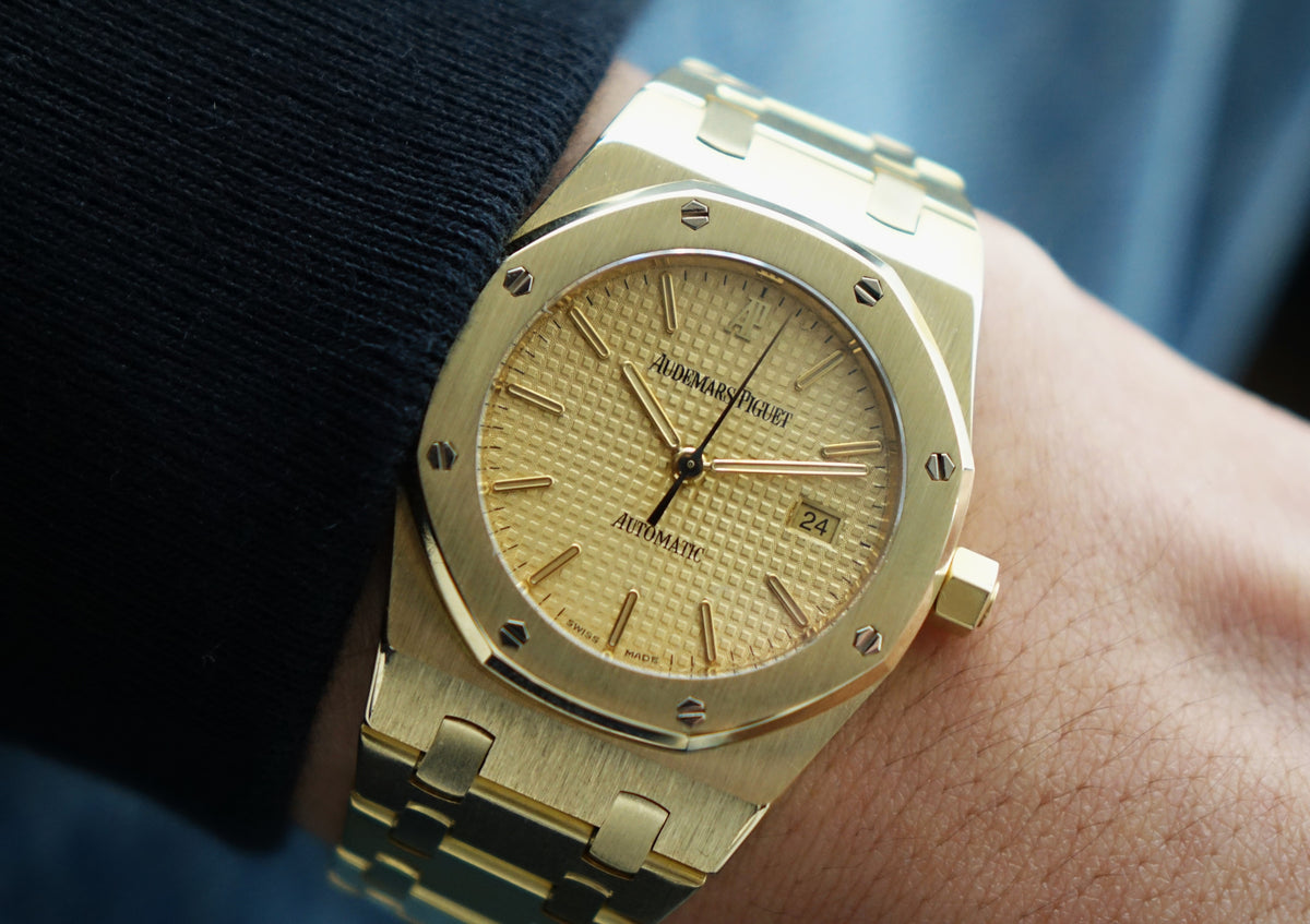 Audemars Piguet Royal Oak 15000BA champagne dial watch only