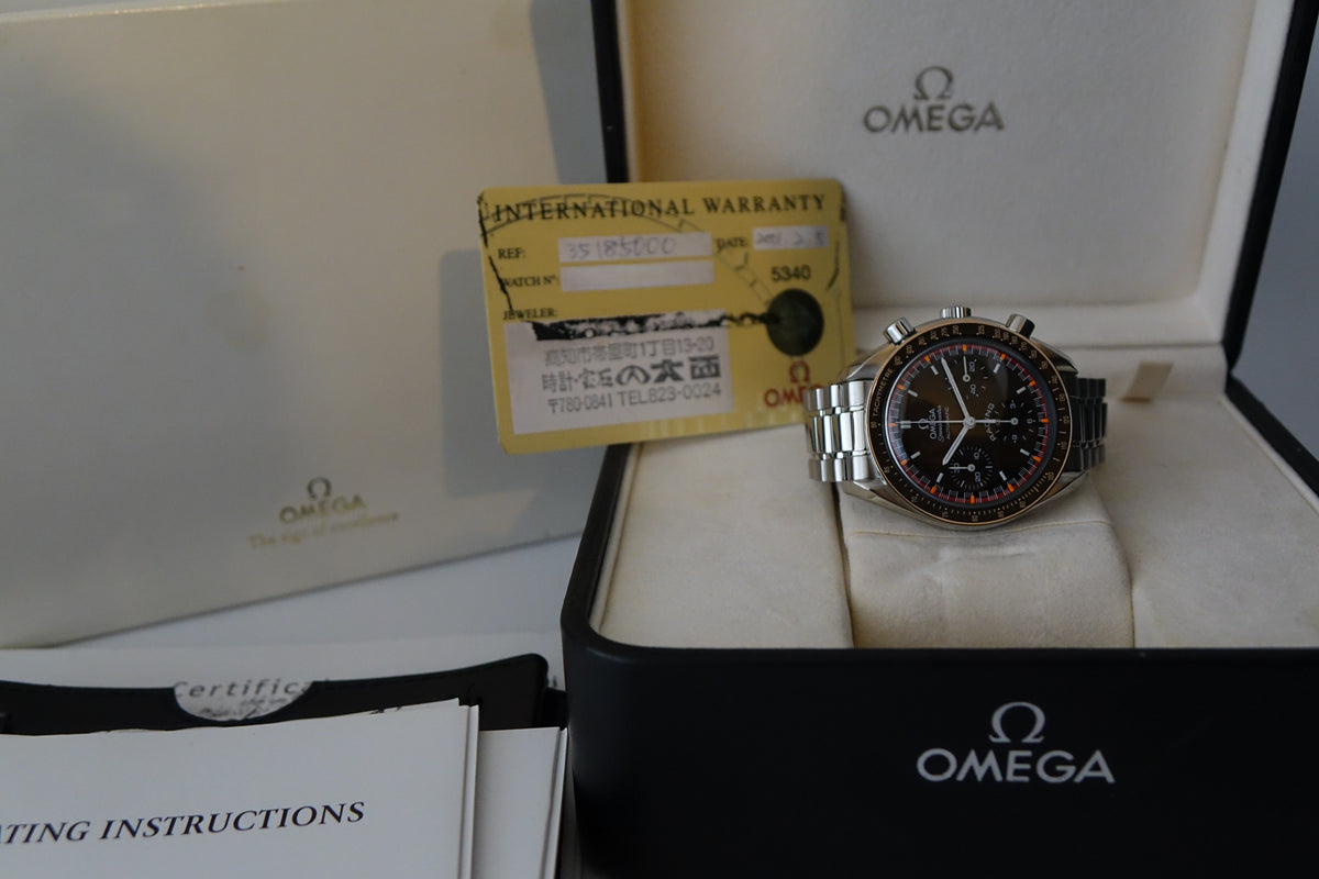 Omega Speedmaster racing Schumacher black 3518.50 full set