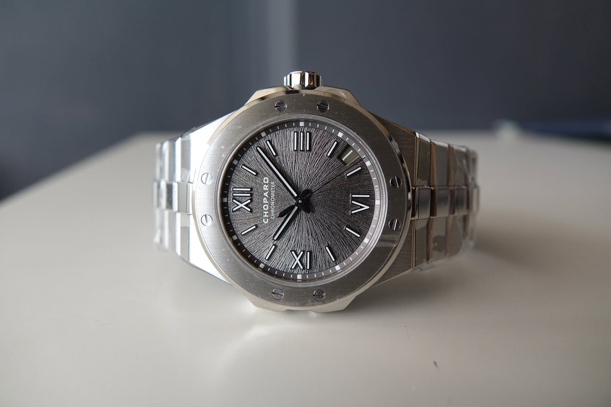 NOS Chopard Alpine Eagle 41 Grey 298600-3002