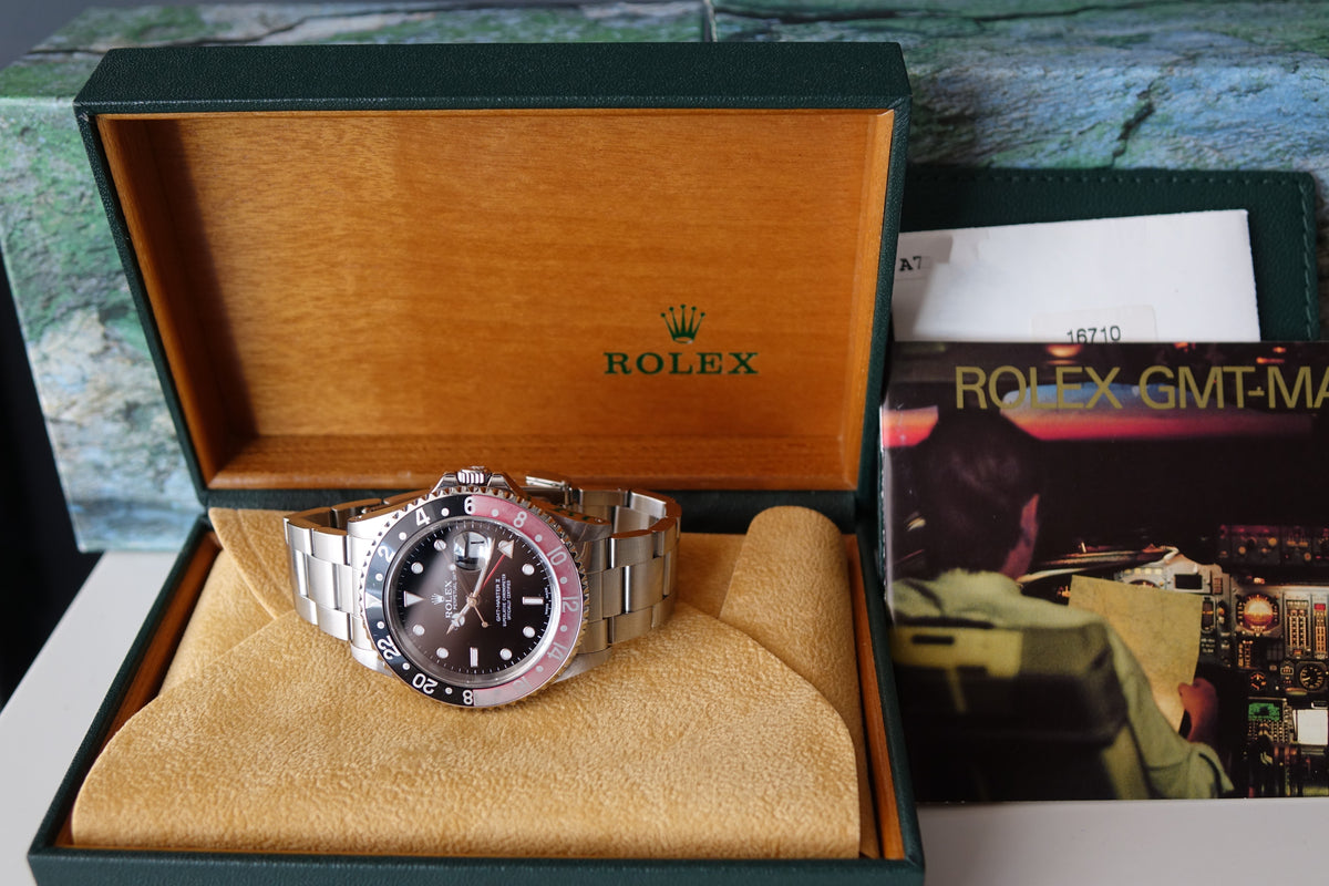 Rolex GMT Master 2 16710 Coke faded bezel