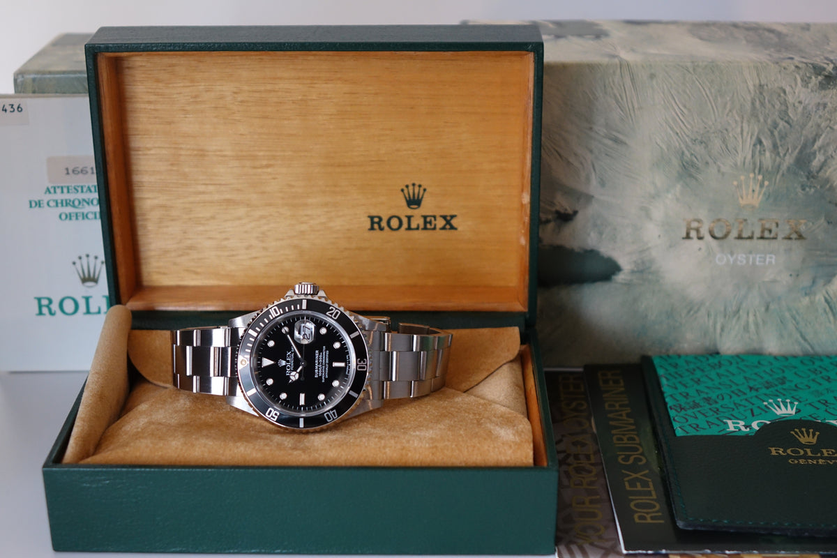 Rolex Tritium Submariner 16610 full set