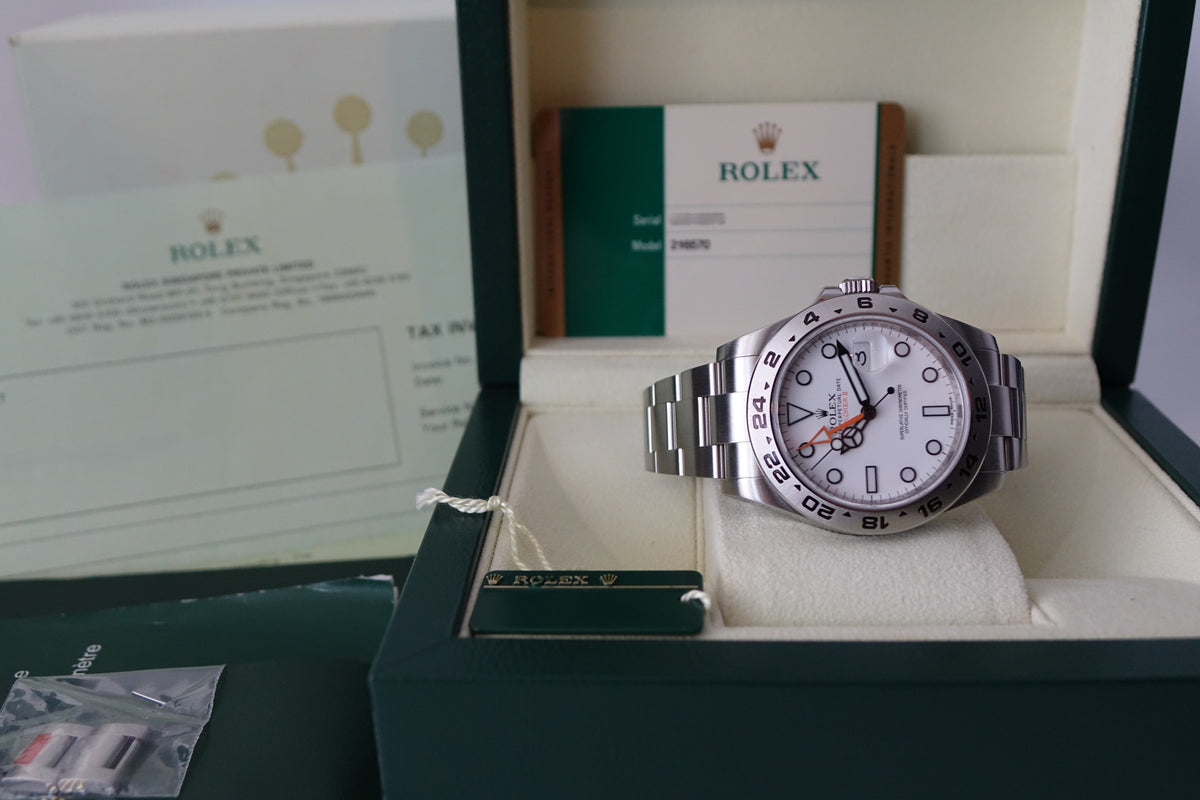 Rolex Explorer 2 II 216570 polar full set