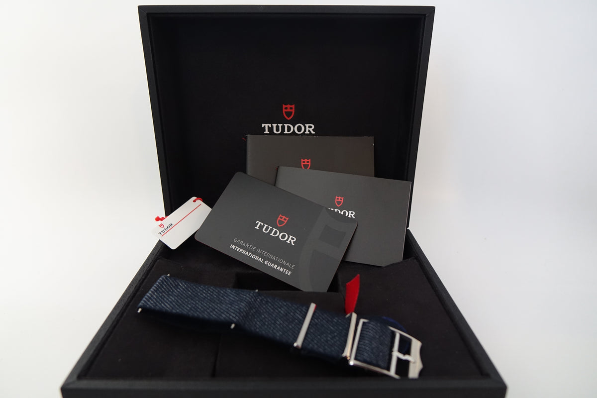 Preowned Tudor BB 41 Blue 79230B full set