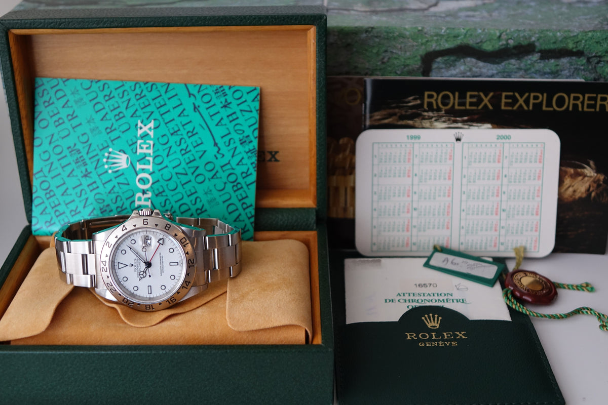 Rolex Explorer 2 Polar 16570 Swiss only dial