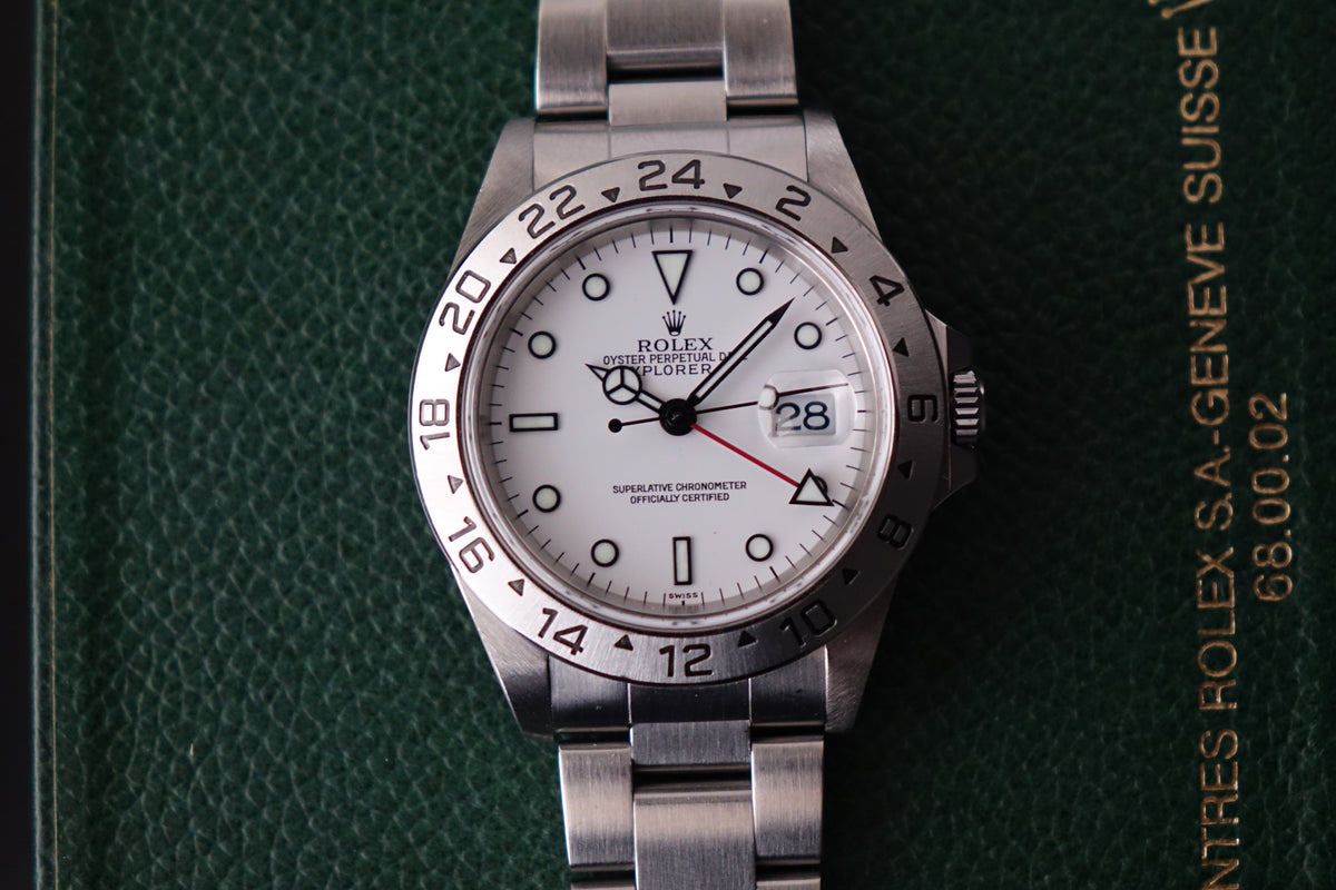 Rolex Explorer 2 Polar 16570 Swiss only dial