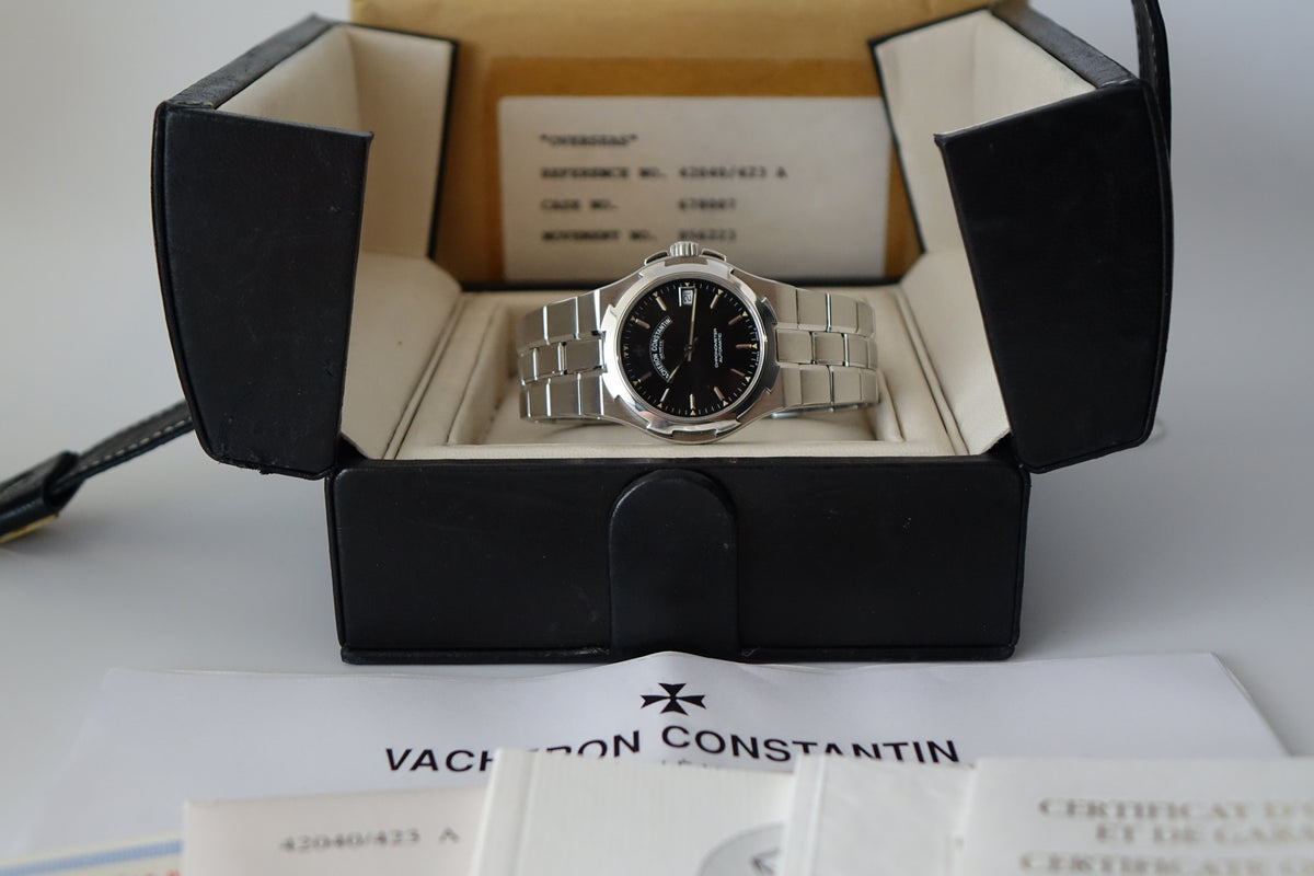 Vacheron Constantin Overseas 42040/423A black dial full set