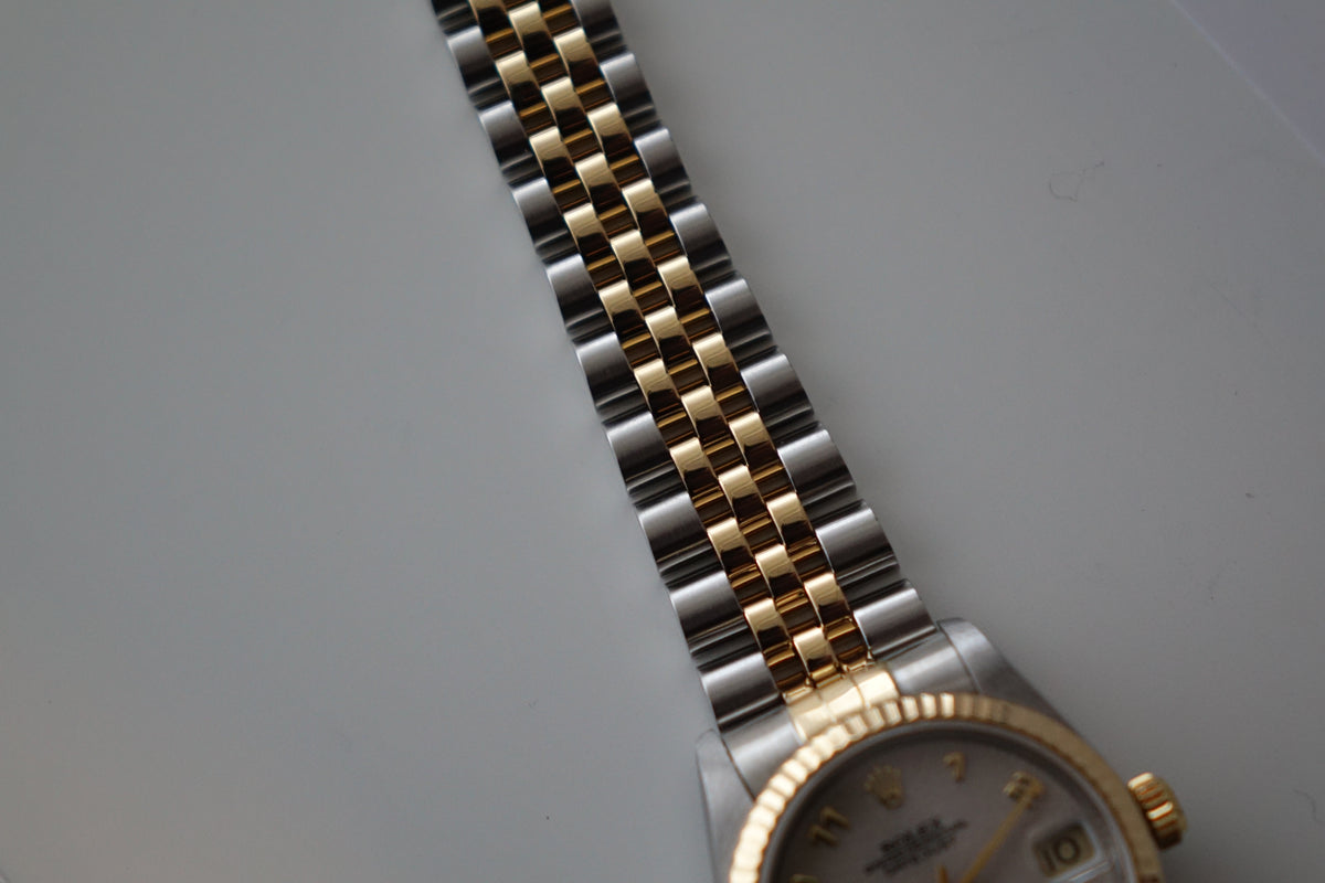 Rolex Datejust 31 68273 half gold computer dial arabic