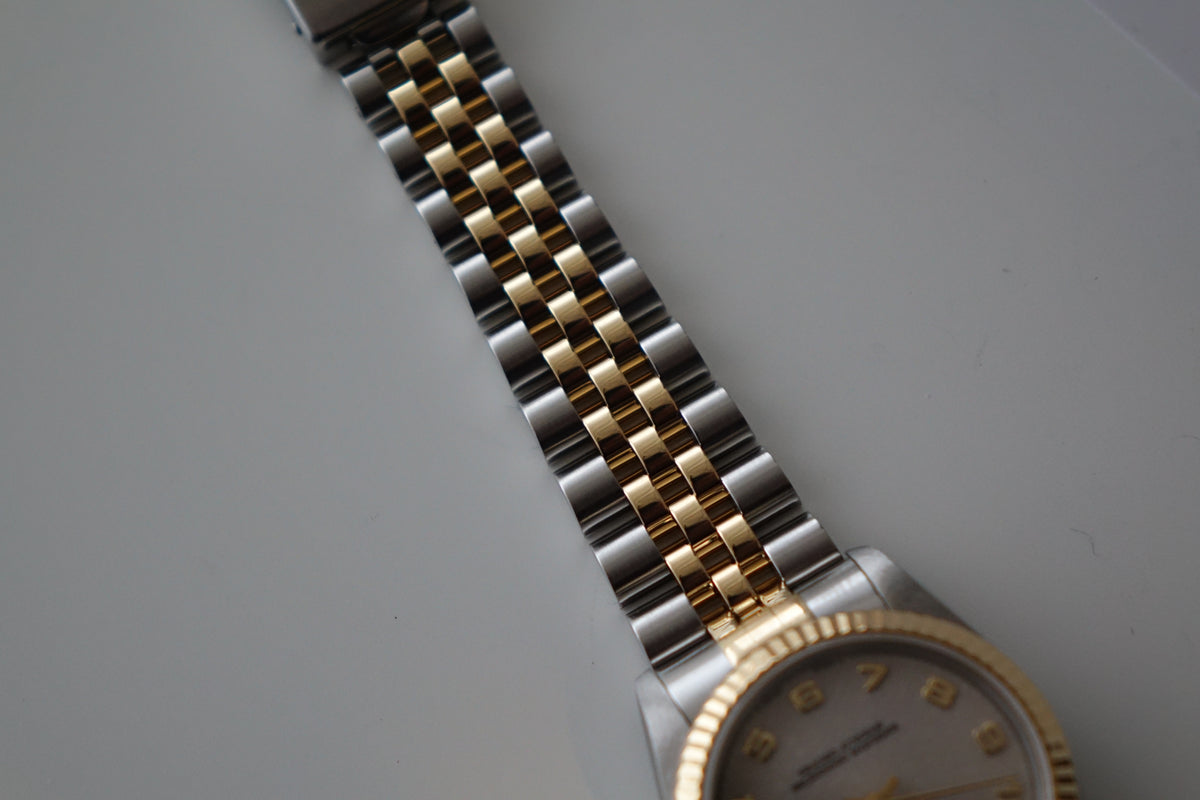 Rolex Datejust 31 68273 half gold computer dial arabic