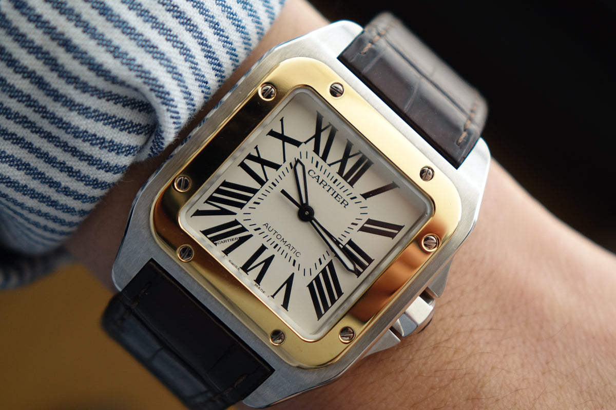 Cartier Santos 100 XL W20072X7 2656 half gold