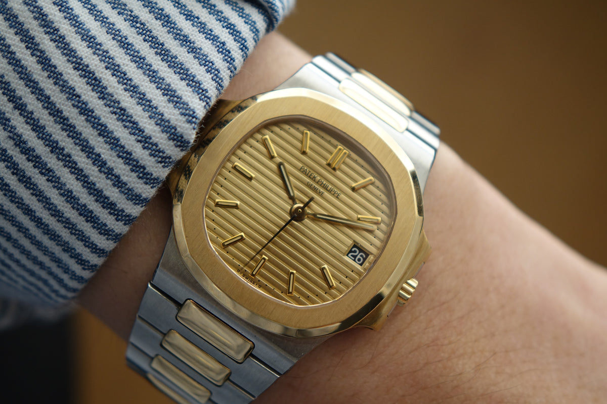 Patek Philippe Nautilus 3800 champagne dial