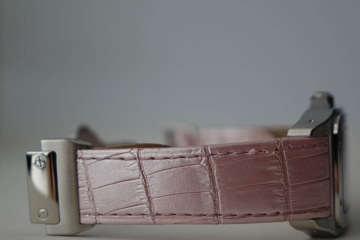 Cartier Santos 100 Med 2878 Pink W20126X8