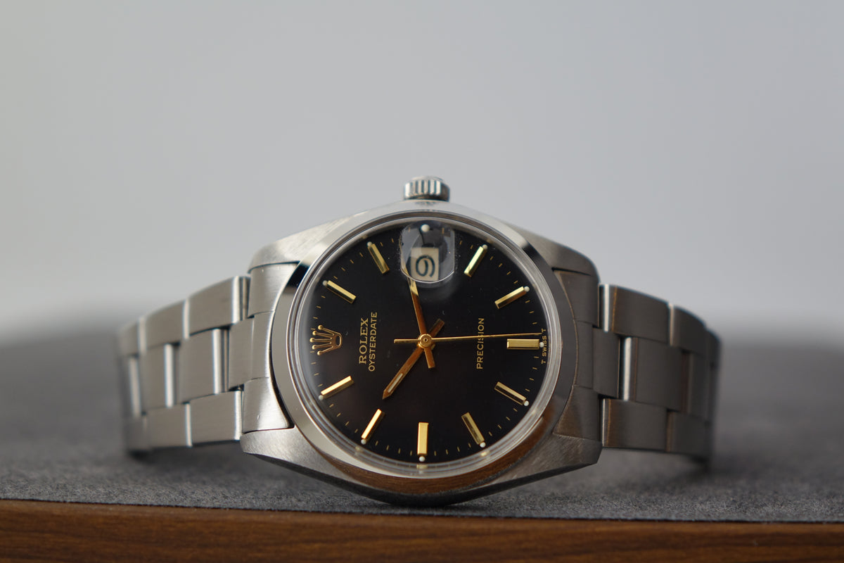 Rolex Oysterdate Precision 6694 Black dial full set