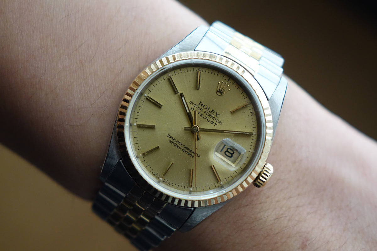 Rolex Datejust 36 16233 champagne dial