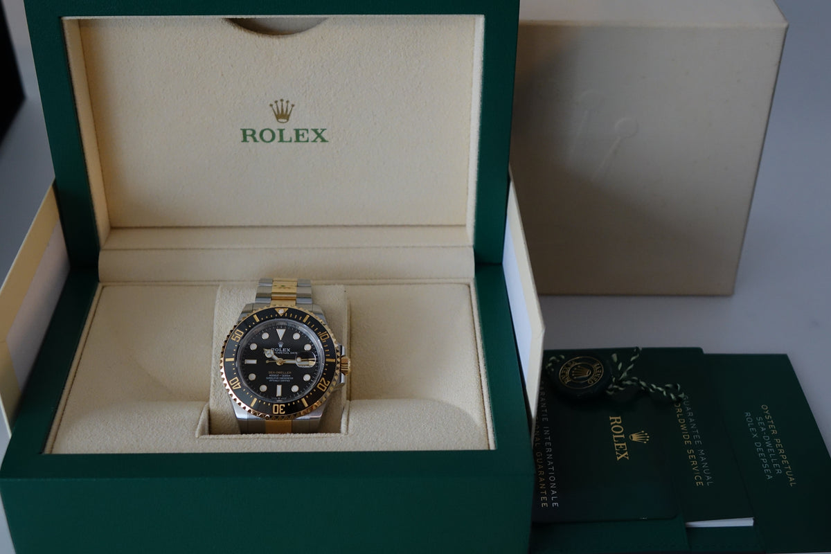 Rolex Sea Dweller 126603 half gold SD 43