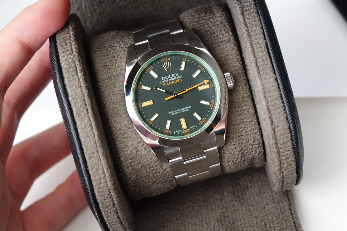 Rolex Milgauss 116400GV Green Crystal