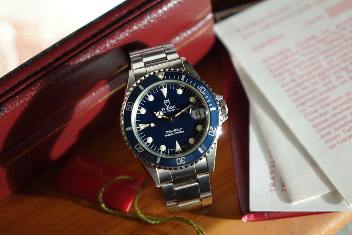 Tudor Submariner Blue 75090 full set