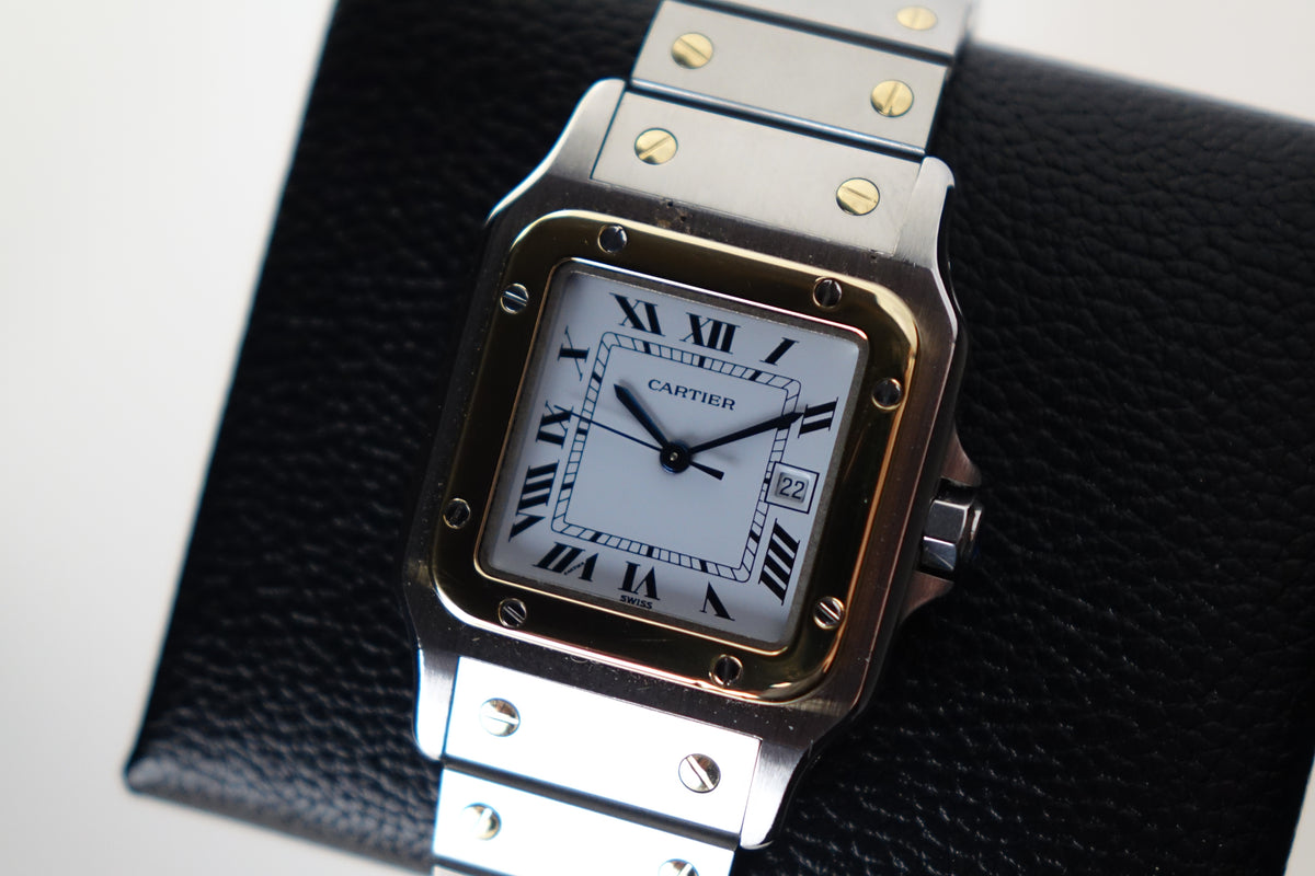 Cartier Santos Carree 2961 half gold