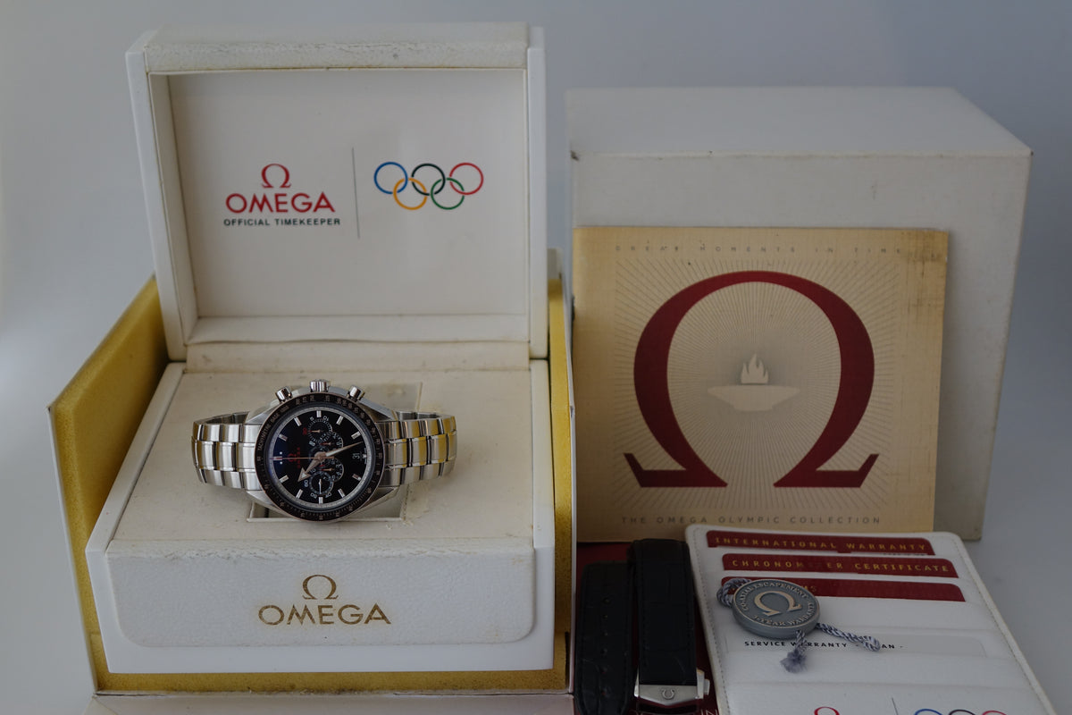 "Omega Speedmaster Olympic Games Specialities 321.30.44.52.01.001 "