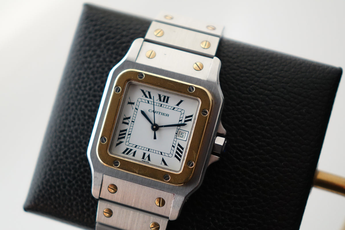 Cartier Santos Carree 2961 half gold