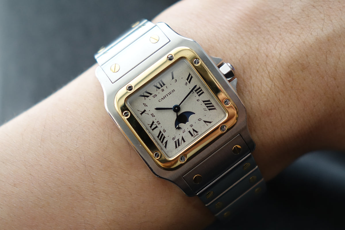 Cartier Santos Galbee Moonphase 119901