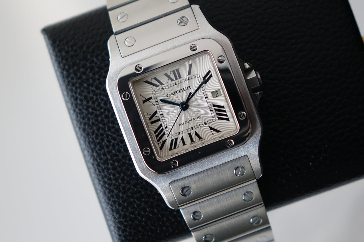 Cartier Santos Galbee 2319 stainless steel automatic full set