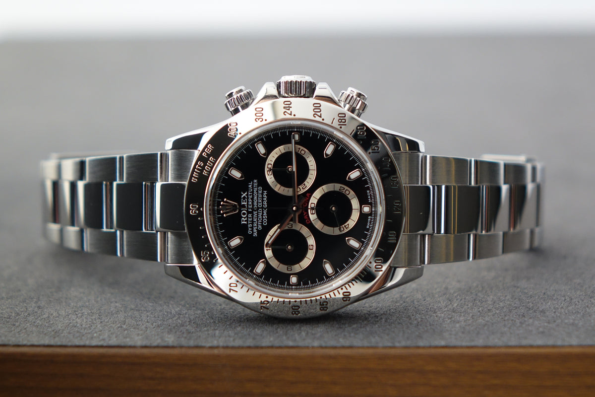 Rolex Cosmograph daytona 116520 black dial full set