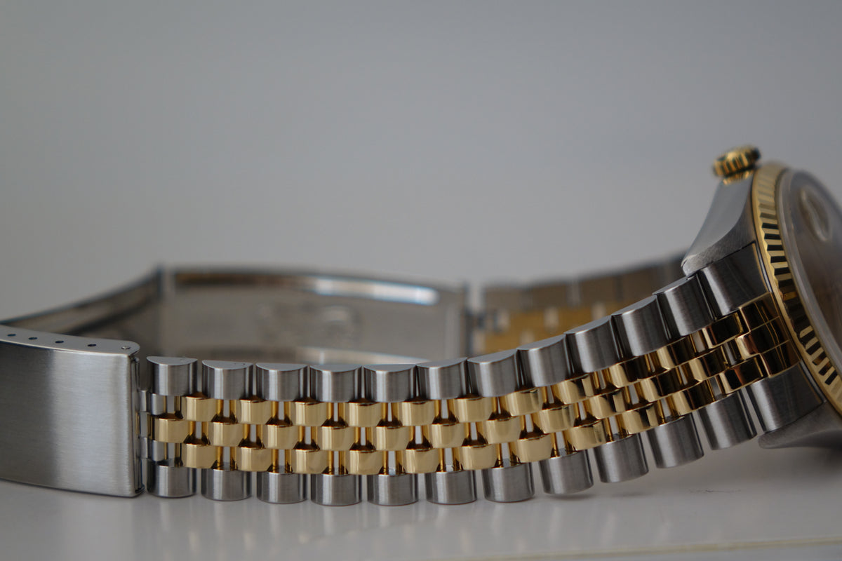 Rolex Datejust 36 16233G computer dial 10pt diamonds