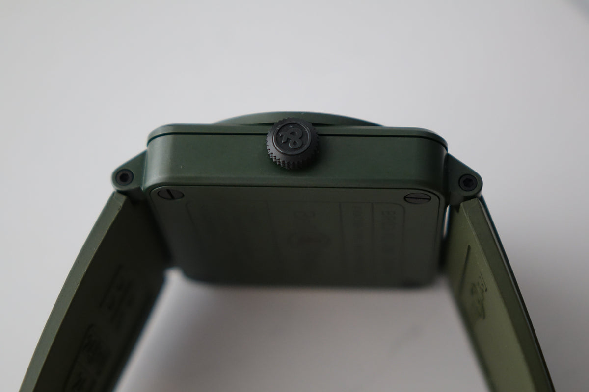 Bell & Ross BR03-92-CK Green Ceramic Military Type