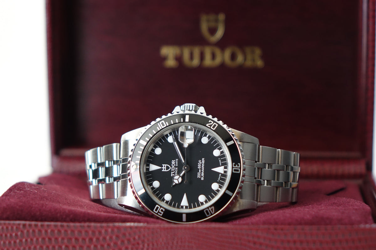 Tudor Submariner date 36 75190 black full set