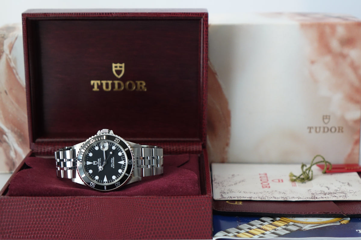 Tudor Submariner date 36 75190 black full set