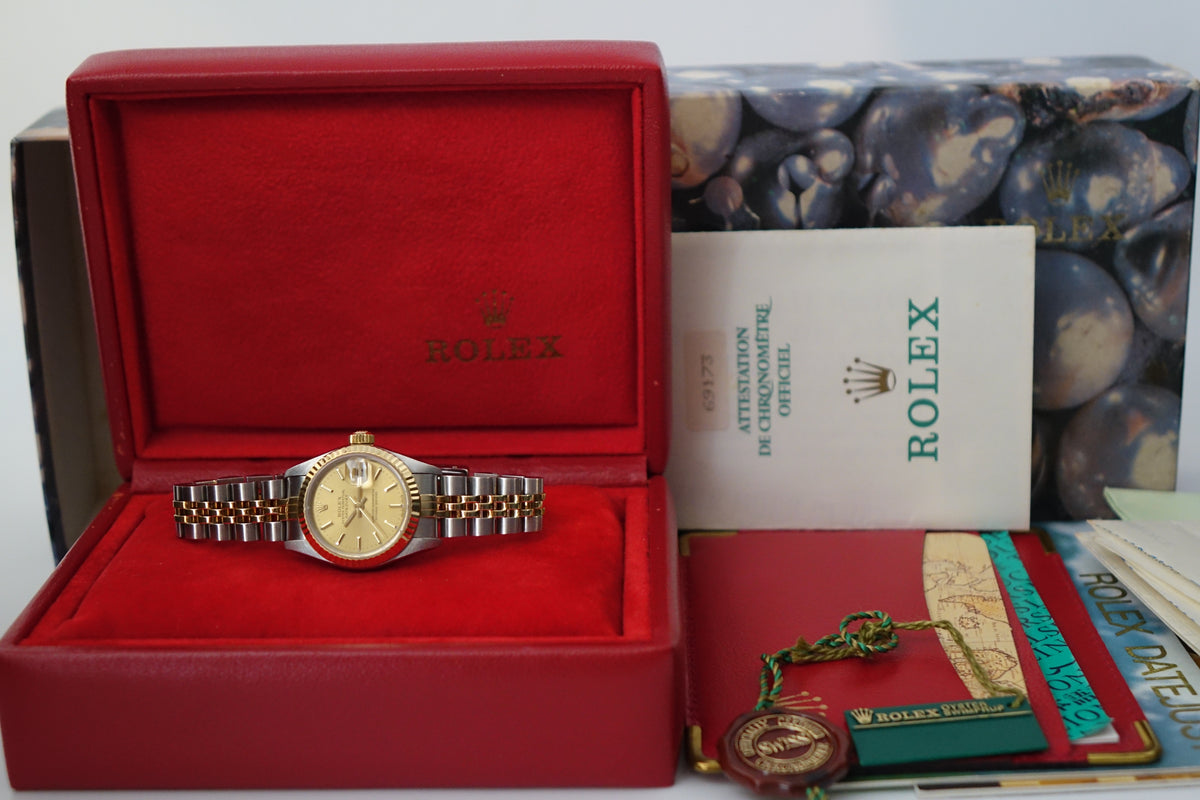 Rolex Datejust 26 lady 69173 champagne dial