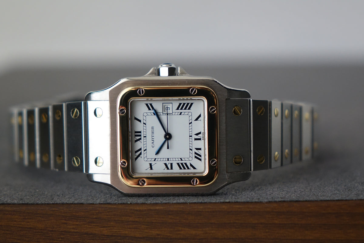 Cartier Santos Carree 2961 half gold