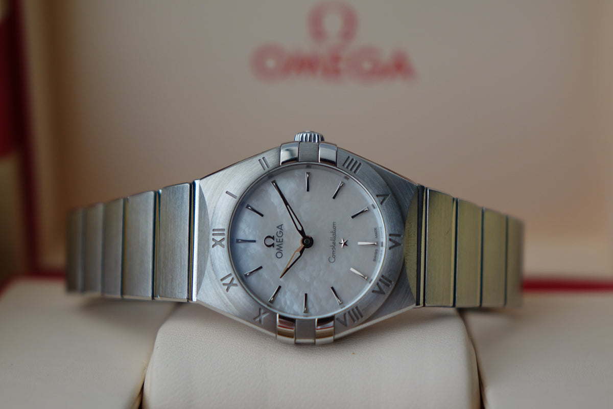 Omega Constellation Quartz White Mother of Pearl Dial 131.10.28.60.05.001