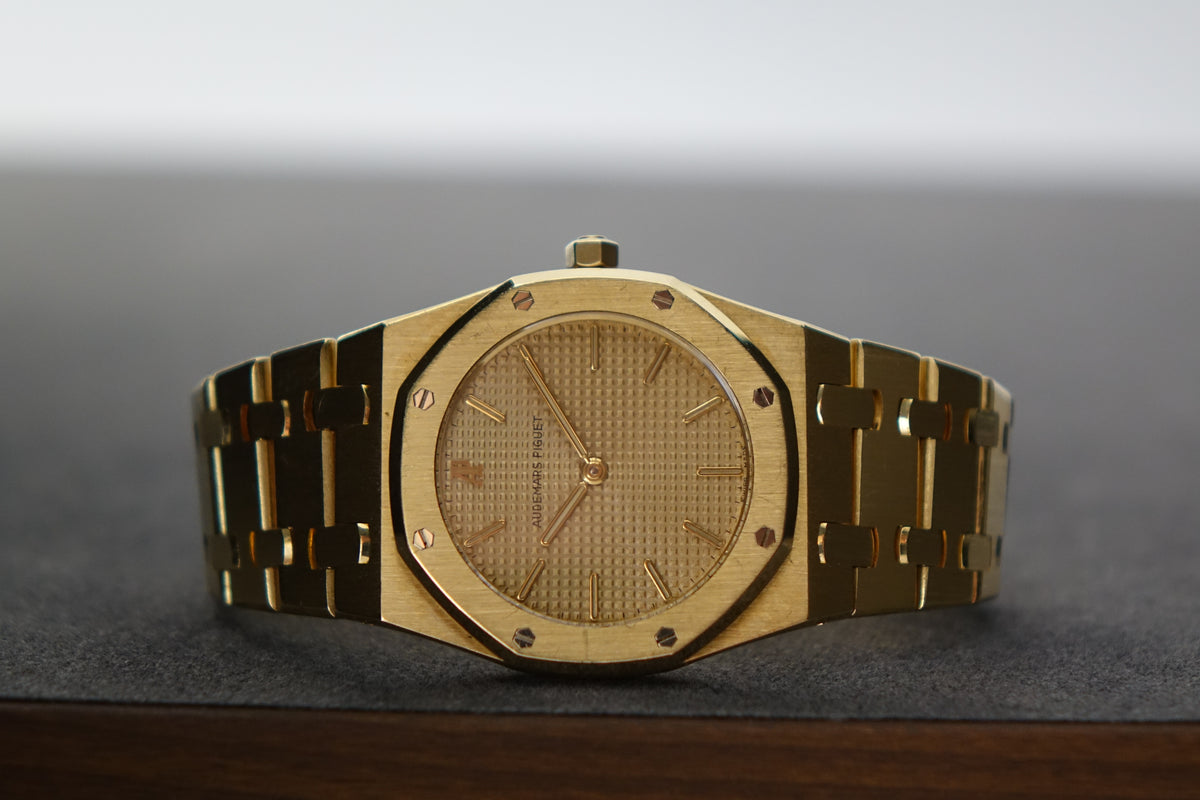 Audemars Piguet Royal Oak 56303BA Champagne dial ultra thin