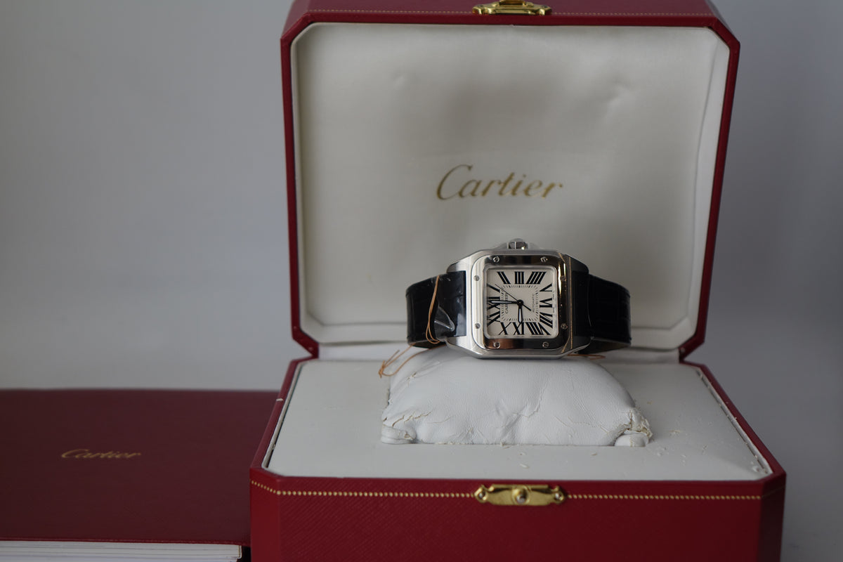 Cartier Santos 100 Medium 2878 W20106X8