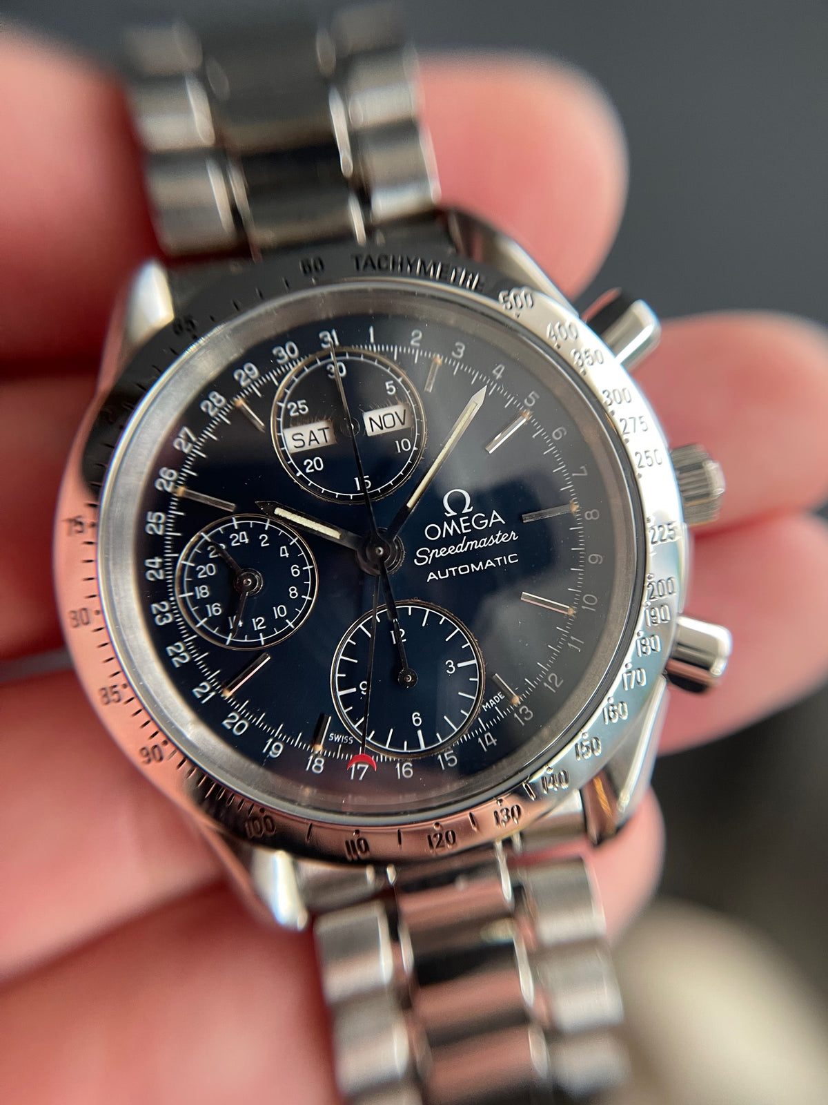 Omega speedmaster triple date 3521.80 Maison Fondee 1848