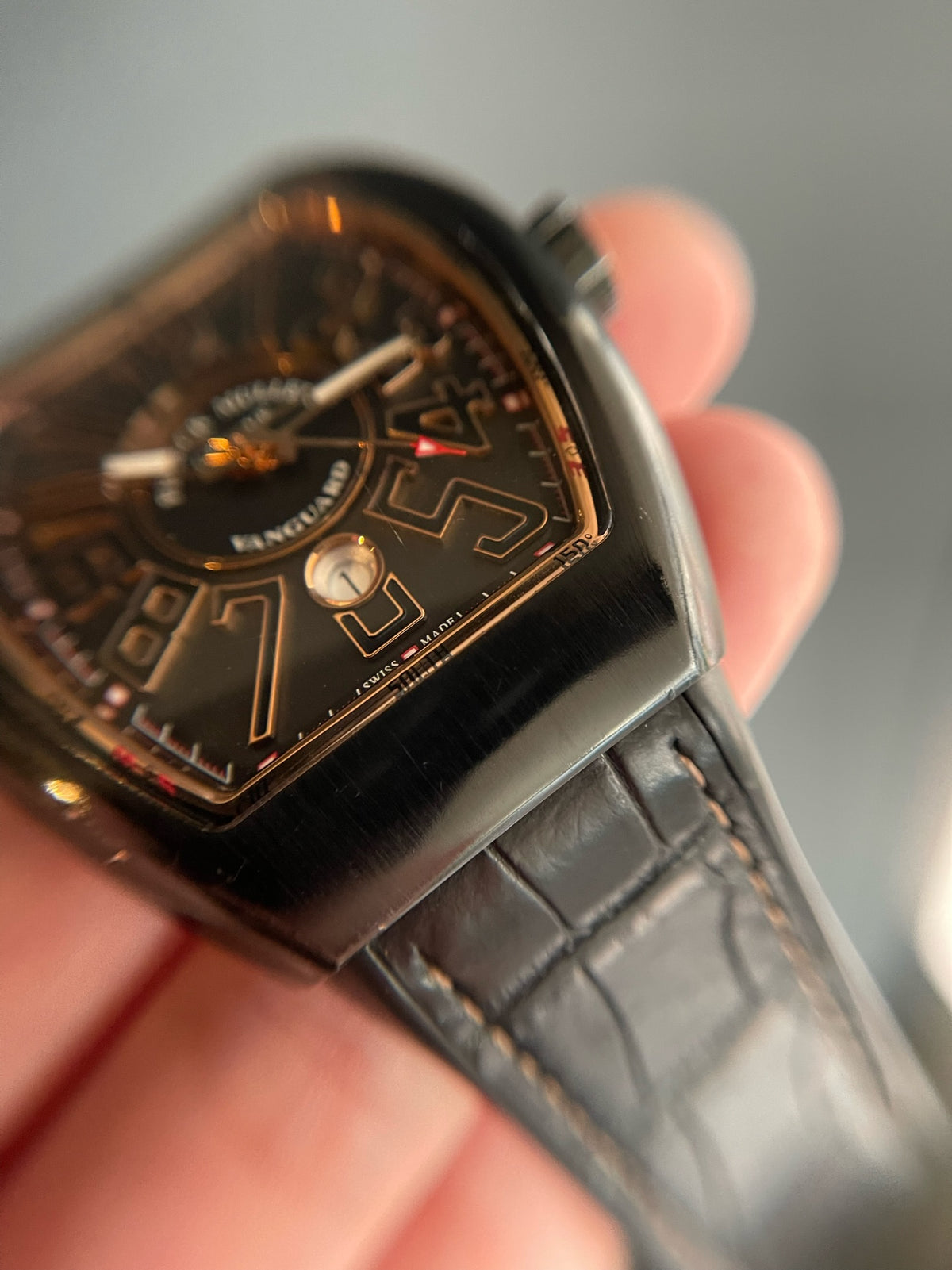 Franck Muller Vanguard 45 Titanium rose gold V45 SC DTJ TT NR BR 5N