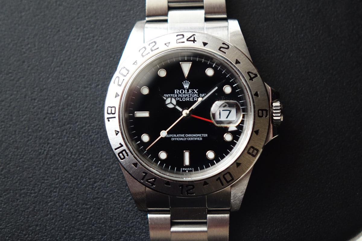 Rolex Explorer 2 16570 "Swiss" Only black Dial full set